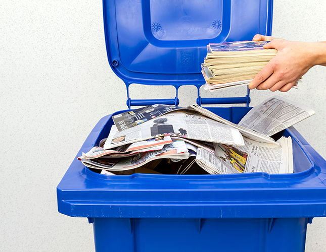 Recycling paper and cardboard