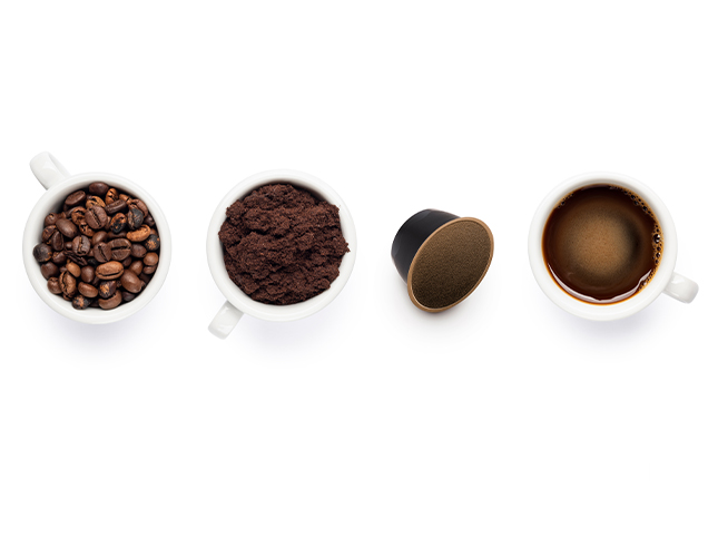 Capsules de café recyclées