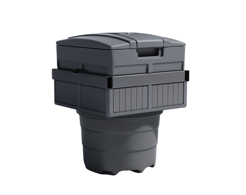 Semi-Buried Containers Rental Montreal - 8 Yard - Ricova - Order Now